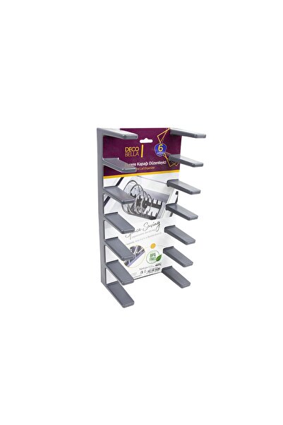 Decobella Οργανωτής καπακιών κατσαρόλας ανθρακί