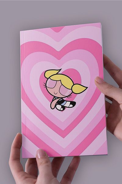 Namgo دفتر ملاحظات غير مبطن من Bubbles Ppg Pink Clouds مقاس A5 (50 ورقة)