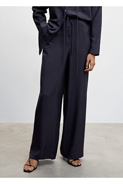 MANGO Woman Saten Pantolon