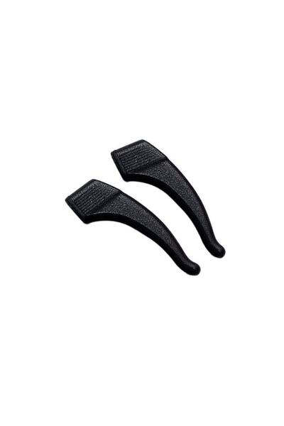 BVER 1 Çift Kaymaz/kaydırmaz Kulak Arkası Silikon Gözlük Sap Ucu Kaydırmaz Aparatı - Siyah