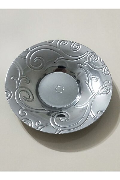 ÖZBURAK Çınar Çelik Paslanmaz Çay Tabak 6'lı