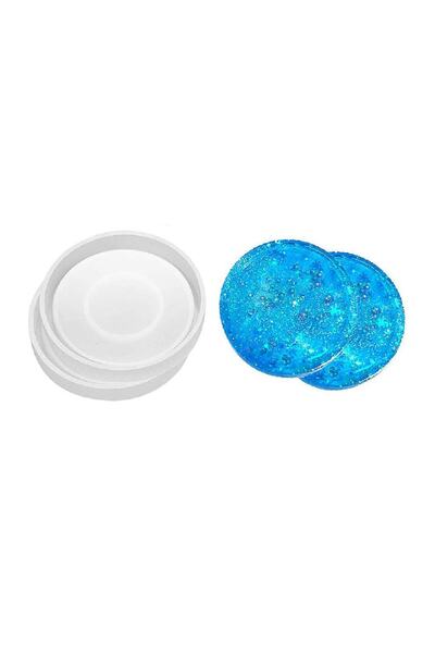 Getshop Epoksi Bardak Altı Kanallı Silikon Kalıbı Gt9368