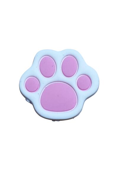 Kawai White Paw Brooch-badge