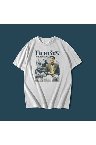 rebelberi Film "Truman Show" Y2k grunge stil poster, velika unisex pamučna ma...