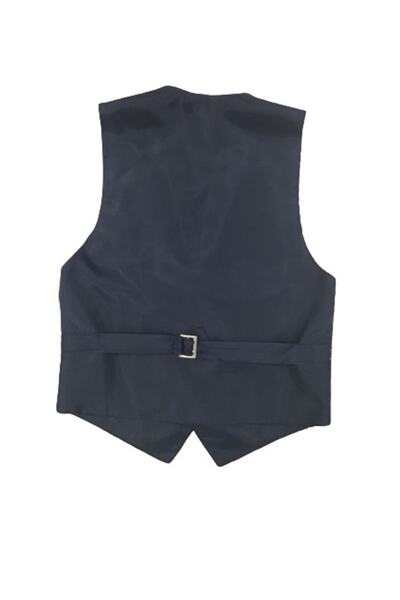 Doğan Men's Rectangle Patterned Back Satin Vest Set