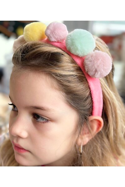 QUEEN AKSESUAR Grădina de noapte, drăguță, colorată, curcubeu, pompon, catife...