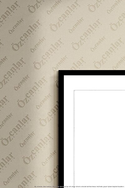 ÖZCANLAR ÇERÇEVE Bismillah Temalı Çerçevesiz Çerçeve Görünümlü 1 Parça Mdf Duvar Tablo Tekli Mdf Tablo Set