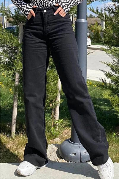 SANTA BELLA Dodge 90's Black Palazzo Wide Leg Jeans Women's Colorfast Power L...