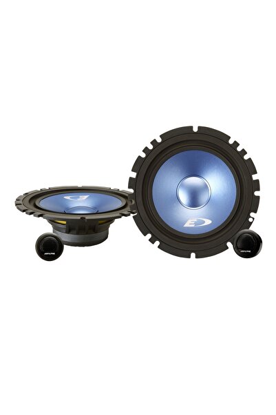 Alpine Sxe-17cs 6-1/2" (16.5cm Dın) Komponent 2-yollu Hoparlör Mavi