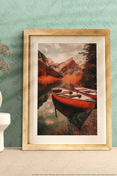 ÖZCANLAR ÇERÇEVE Ahşap Çerçeveli Tablo Ahşap Çerçeve Ham Ahşap Çerçeve 30x40 50x70 21x30 Dekoratif Ahşap Çerçeve