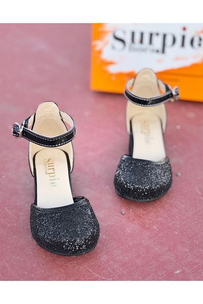 Surpie Shoes Pantofi cu toc pentru copii, pantofi cu toc mic pentru copii