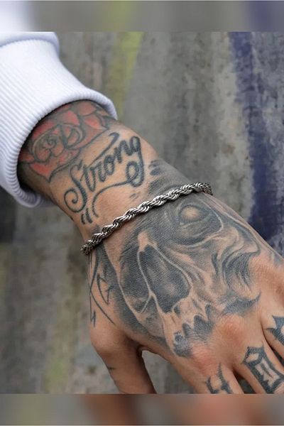 The Collection Unisex Tarnish Resistant Twist Chain Silver Steel Bracelet