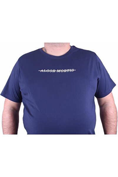 Starbattal Algor Mortis 23173 Marin - Μπλουζάκι με λαιμόκοψη σε μεγάλο μέγεθος