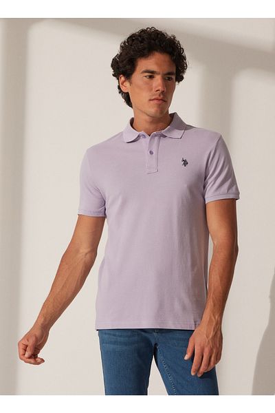 U.S. Polo Assn. Ανδρικό μπλουζάκι Polo Lilac Gtp04ıy023