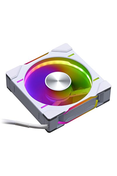 Phanteks PH-F120D30_DRGB_PWM_WT01,1, 120 мм вентилатор, 2000 об/мин, Бял