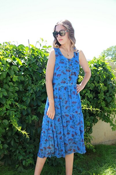 Bohemian Women's Parliament Ruffle Natural Dress