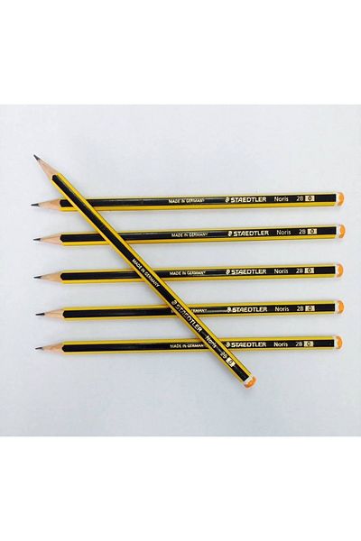 Staedtler Pencil Black 2b (6 Pieces)