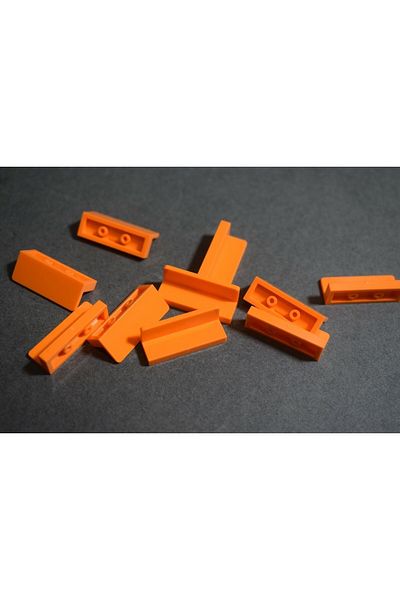 LEGO Original Custom Moc Accessory Creator Panel 1 X 3 X 1 Brick Orange 2 Pieces Will Be Sent
