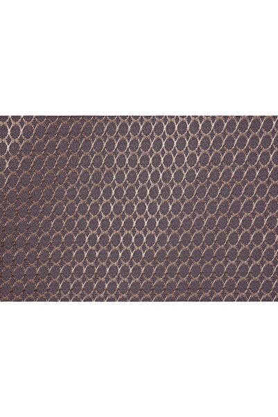 AKÇA TEKSTİL Orchid Model Dark Mink Color Single Wing Ready Planted Pleated Background Curtain 300*260 Cm