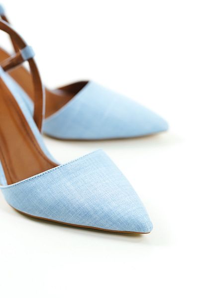 ZİESCE Blugi Ice Blue Tocuri Pantofi stiletto decoltați