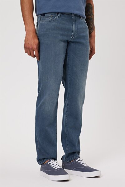 Lee Cooper Men's Slim Fit Straight Denim Trousers - 232 Lcm 121035 Jagger Judas Iris