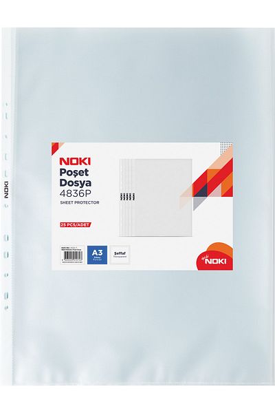Noki ملف حقيبة عمودي A3 25 قطعة