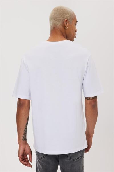 Lee Cooper Ανδρικό T-Shirt με λαιμόκοψη - Leo White