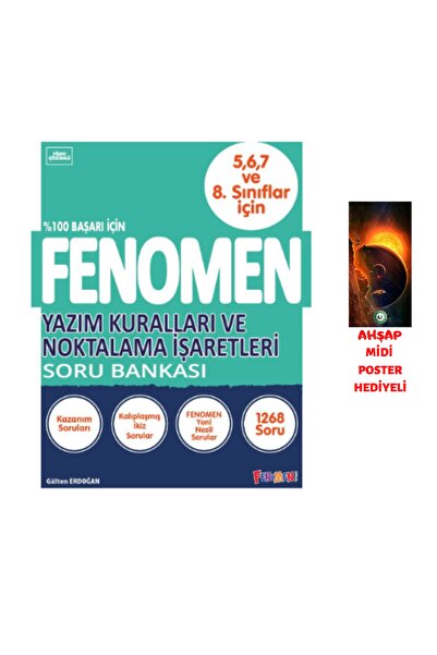 Fenomen Yayıncılık 5-6-7 Ve 8.sınıf Yazım Kuralları Ve Noktalama Işaretleri S...