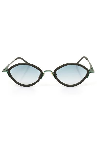 Angel Eyes Women's Sunglasses with Green Glass and Green Frame Ae2210c3