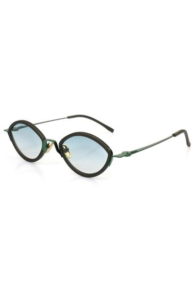 Angel Eyes Women's Sunglasses with Green Glass and Green Frame Ae2210c3