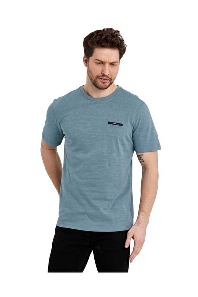 Adams Ανδρικό μπλουζάκι με κοντό μανίκι Basic Unprinted Logo