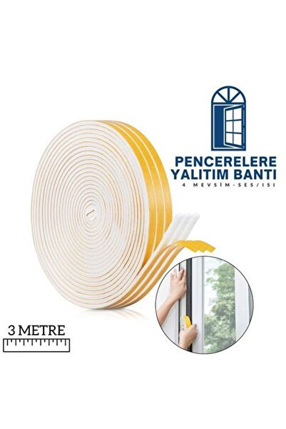 Transformacion Pencereler Için 4 Mevsim 3 Metre Ses Isı Yalıtım Sünger Bant