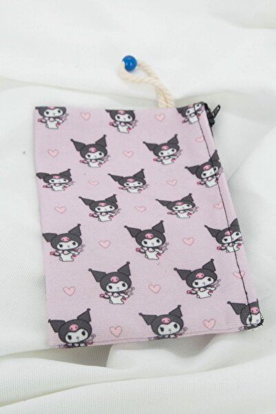 Anime Marketi حامل قلم من القماش بتصميم أنيمي كورومي أو حقيبة مكياج