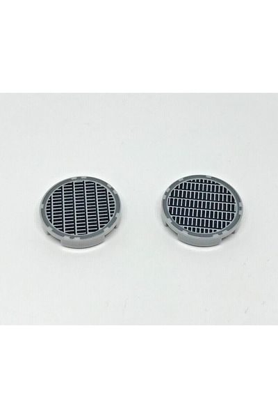 LEGO Original Custom Accessory Creator Tile 2 X 2 Star Wars Printed Round Tiles Gray Grid 1 Piece