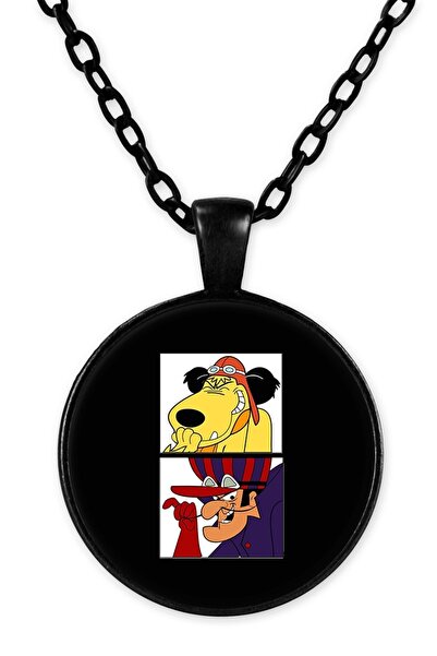 herotasarım Black Chain Dastardly Necklace - Bll3734