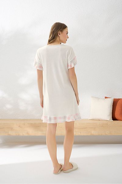 Sevim Women's Short Sleeve Printed Dress