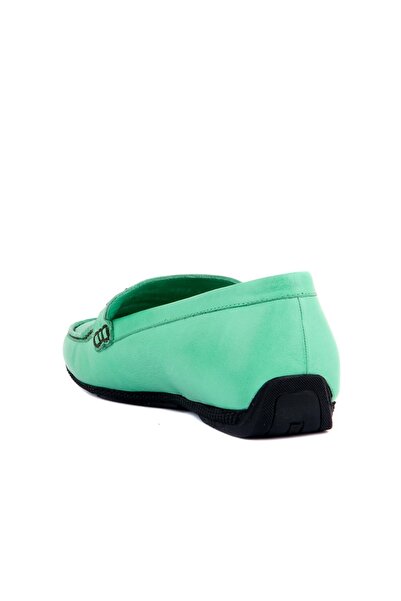 SailLakers - Green Leather Men's Casual Shoes 101-3450-5121