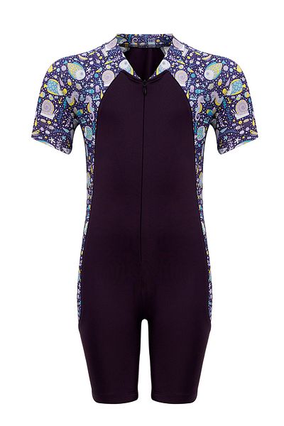 Adasea Patterned Kids Jumpsuit Swimsuit