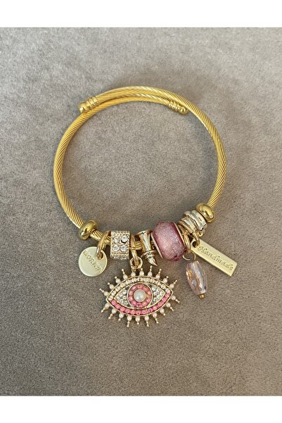 emy by emel luxury silver jewelry سوار سحر الصلب