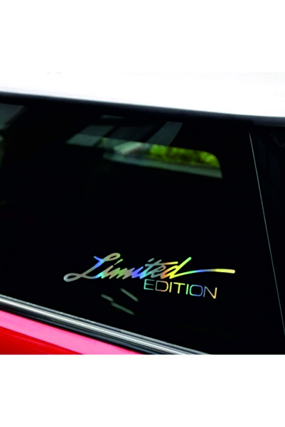 Tekin Store Limited Edition Hologram Renk Araba Sticker Kelebek Cam 2 Adet Uy...
