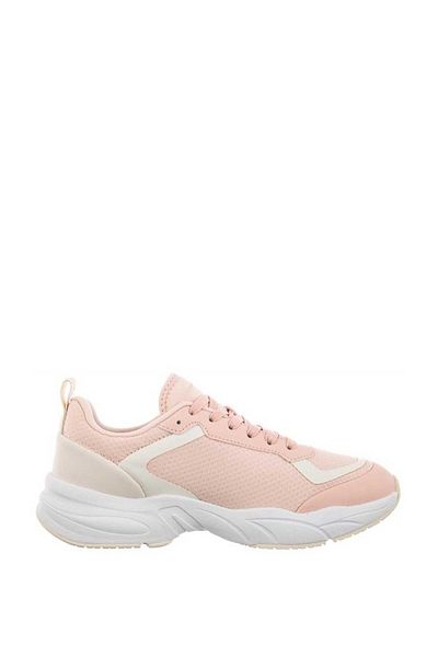 Calvin Klein Retro Damen Tennis Sneaker - Satin Over Mesh Runner Yw0yw00946
