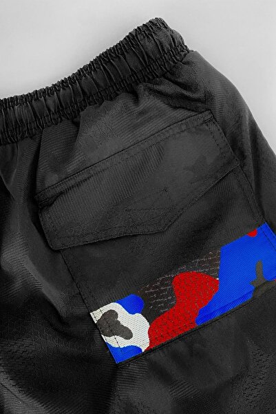 AYYILDIZ 842 Чоловічі чорні морські шорти