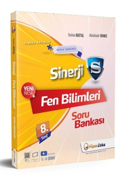 Hiper Zeka Yayınları LGS 8. Sınıf Fen Bilimleri Sinerji Soru Bankası Hiper Ze...