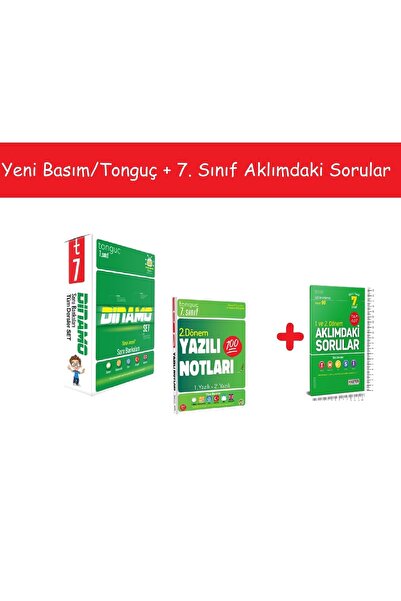 Tonguç Akademi Tonguç 7. Sınıf Dinamo Tüm Dersler Soru Bankası Set & 7. Sınıf...