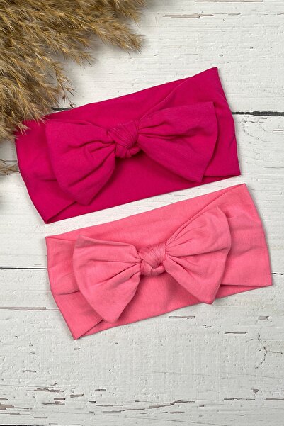 ADABEBEK باندانا مرنة من القطن الممشط للفتيات الصغيرات مكونة من قطعتين