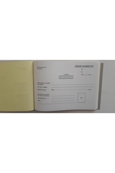 Kültür Matbaası Gider Makbuzu