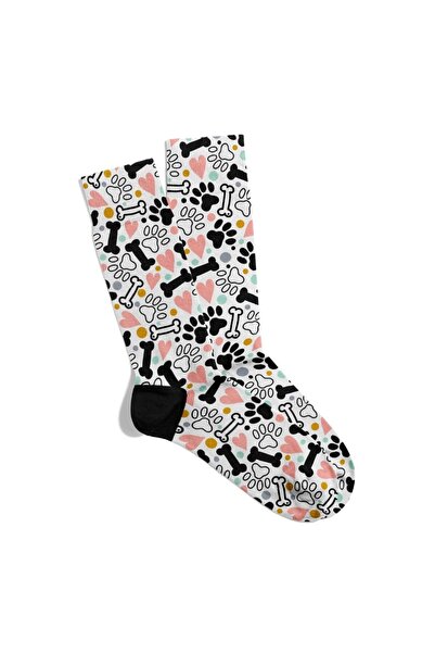 Eğlenceli Çoraplar Забавни чорапи Унисекс чорапи с отпечатъци от лапи Ecsoket525