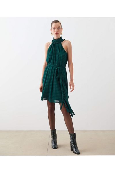 İpekyol Kleid - Grün - Basic
