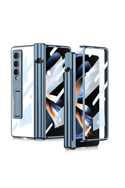 Rivor Samsung Galaxy Z Fold 4 Kılıf Kalem Bölmeli Standlı Kapaklı Katlanabili...