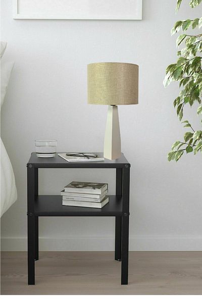 Art&Gift Cream Colored Belin - Wooden Leg Headboard Lampshade